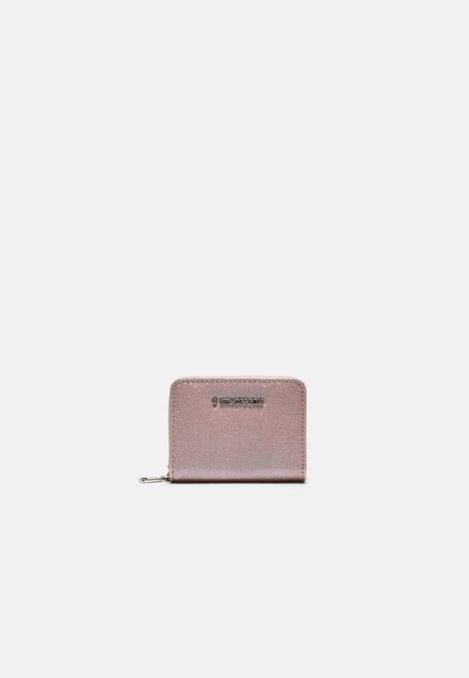 Shimmery Zip-Up Purse