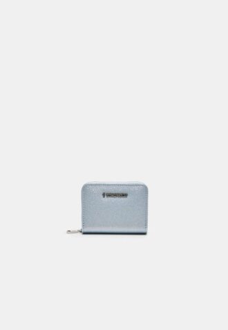 Shimmery Zip-Up Purse
