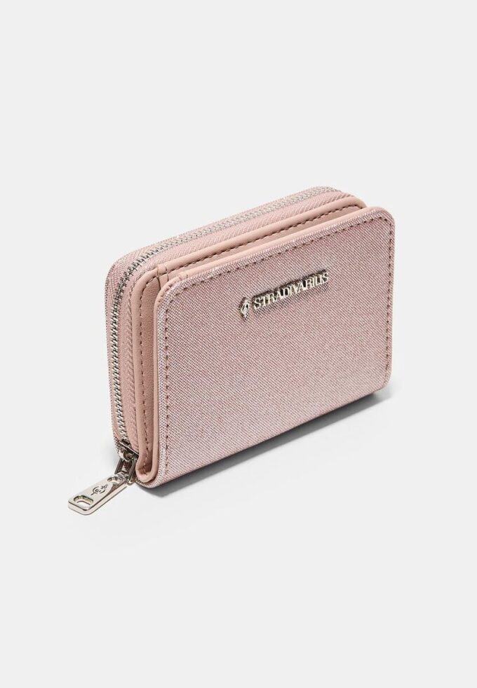 Shimmery Zip-Up Purse