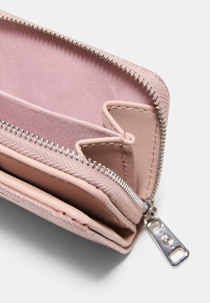 Shimmery Zip-Up Purse
