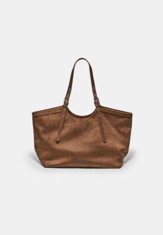 Shopper Bag with Mini Buckle Detail