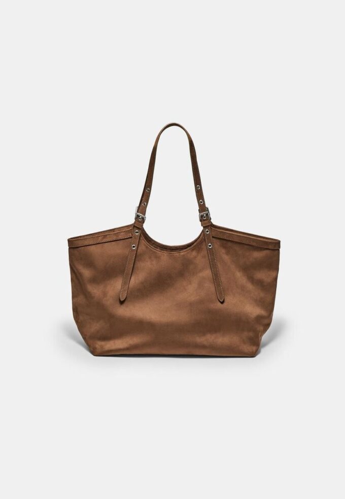Shopper Bag with Mini Buckle Detail