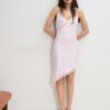 Short Asymmetric Satin Dress Short Asymmetric Satin Dress