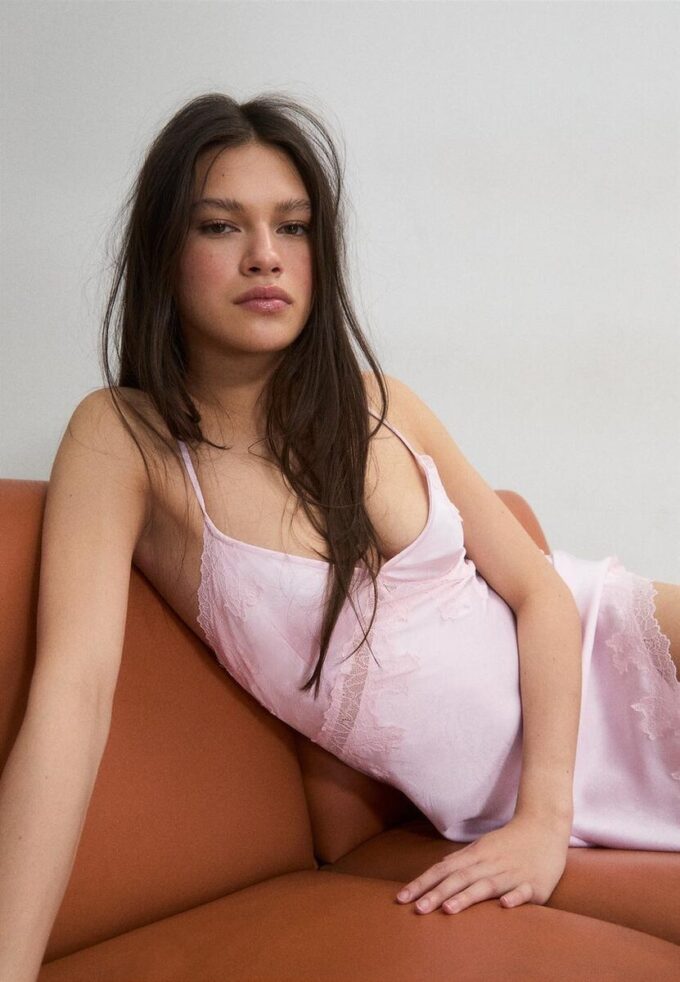 Short Asymmetric Satin Dress Short Asymmetric Satin Dress