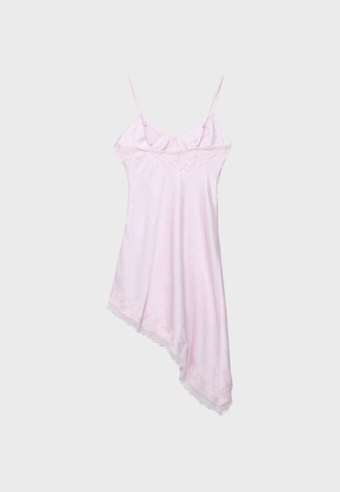 Short Asymmetric Satin Dress Short Asymmetric Satin Dress