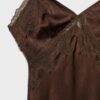 Short Asymmetric Satin Dress