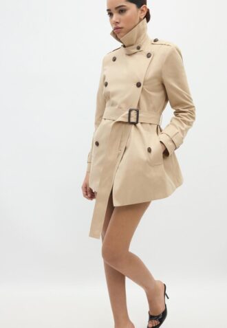 Short Basic Trench Coat