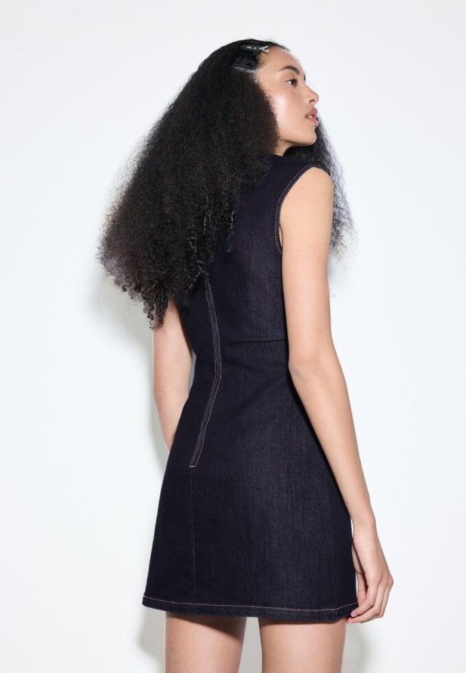 Short Denim Dress Short Denim Dress