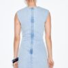 Short Denim Rhinestone Dress