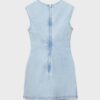 Short Denim Rhinestone Dress
