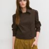 Short Double-Breasted Trench Coat Short Double-Breasted Trench Coat