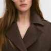 Short Double-Breasted Trench Coat Short Double-Breasted Trench Coat