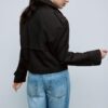 Short Double-Breasted Trench Coat