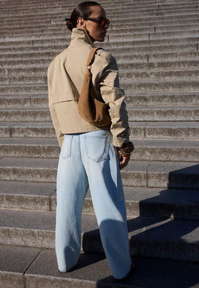 Short Double-Breasted Trench Coat Short Double-Breasted Trench Coat