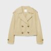 Short Double-Breasted Trench Coat Short Double-Breasted Trench Coat
