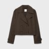 Short Double-Breasted Trench Coat Short Double-Breasted Trench Coat