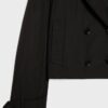 Short Double-Breasted Trench Coat