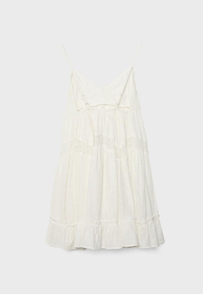 Short Dress with Lace Detail Short Dress with Lace Detail
