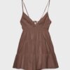 Short Flowing Dress with Tied Detail at the Back Short Flowing Dress with Tied Detail at the Back