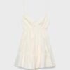 Short Flowing Dress with Tied Detail at the Back Short Flowing Dress with Tied Detail at the Back