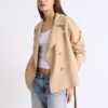 Short Flowing Trench Coat with Belt Short Flowing Trench Coat with Belt