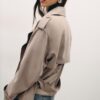 Short Flowing Trench Coat with Belt Short Flowing Trench Coat with Belt