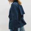 Short Flowing Trench Coat with Belt Short Flowing Trench Coat with Belt