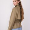 Short Flowing Trench Coat with Belt Short Flowing Trench Coat with Belt