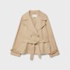 Short Flowing Trench Coat with Belt Short Flowing Trench Coat with Belt