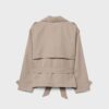 Short Flowing Trench Coat with Belt Short Flowing Trench Coat with Belt