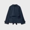 Short Flowing Trench Coat with Belt Short Flowing Trench Coat with Belt