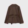 Short Flowing Trench Coat with Belt Short Flowing Trench Coat with Belt