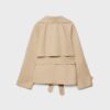 Short Flowing Trench Coat with Belt Short Flowing Trench Coat with Belt