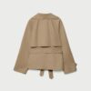 Short Flowing Trench Coat with Belt Short Flowing Trench Coat with Belt