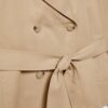 Short Flowing Trench Coat with Belt Short Flowing Trench Coat with Belt