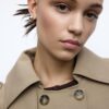 Short Fluid Trench Coat Short Fluid Trench Coat