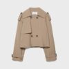 Short Fluid Trench Coat Short Fluid Trench Coat