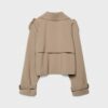 Short Fluid Trench Coat Short Fluid Trench Coat