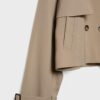 Short Fluid Trench Coat Short Fluid Trench Coat
