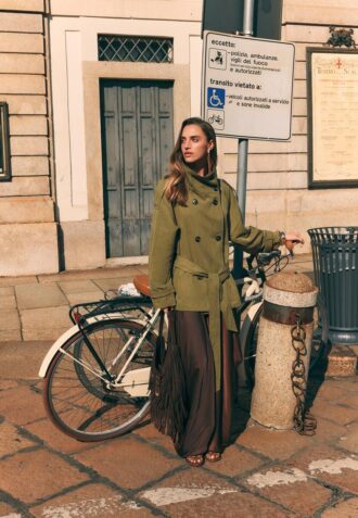 Short High Neck Trench Coat Short High Neck Trench Coat