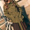 Short High Neck Trench Coat Short High Neck Trench Coat