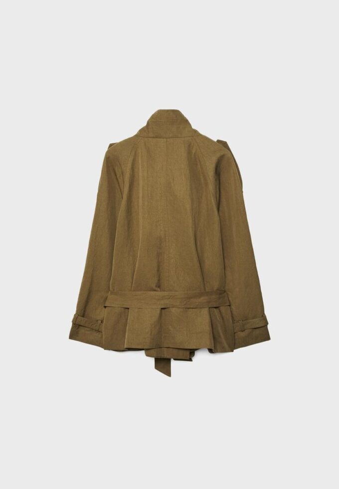 Short High Neck Trench Coat Short High Neck Trench Coat