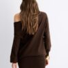 Short Knit Boat Neck Dress