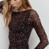 Short Printed Tulle Dress Short Printed Tulle Dress