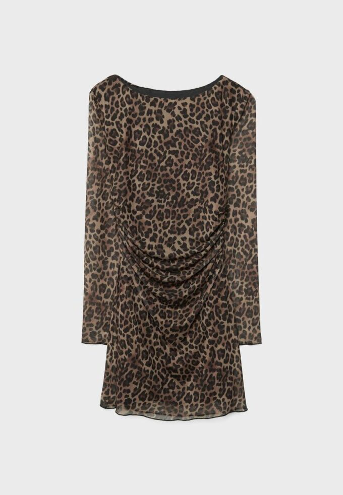 Short Printed Tulle Dress Short Printed Tulle Dress
