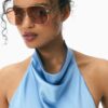 Short Satin Halterneck Dress