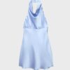 Short Satin Halterneck Dress