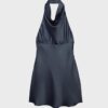 Short Satin Halterneck Dress