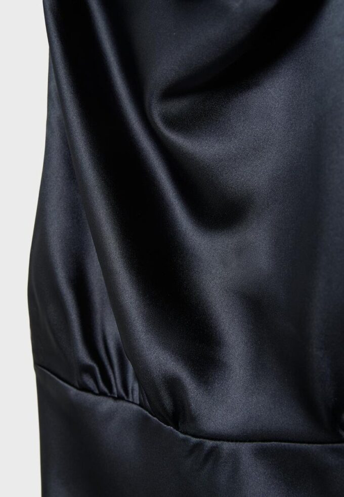 Short Satin Halterneck Dress