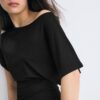 Short Sleeve Boat Neck T-Shirt